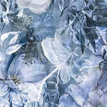 Blue Blossoms FlowTech detailopname van de aderstructuur en oppervlakteafwerking
